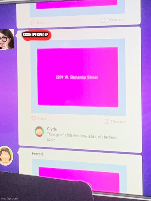 lmao | SSSNIPERWOLF | made w/ Imgflip meme maker