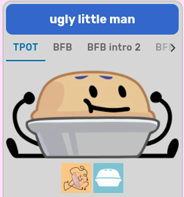 de ugly little man(aka pie) Blank Meme Template