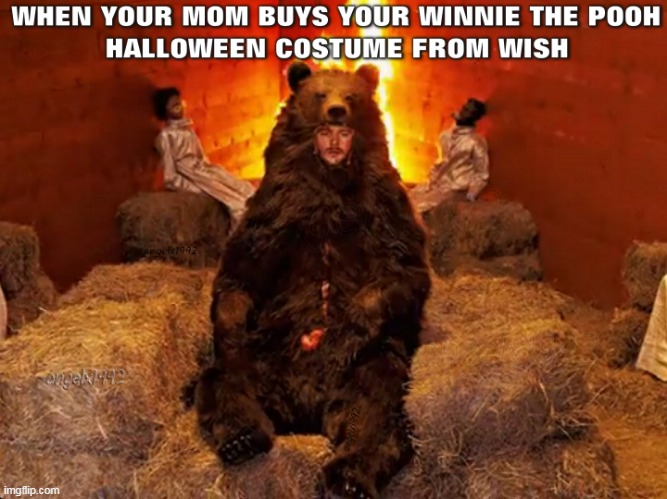 image tagged in horror movie,midsommar,costume,bear,halloween,wish | made w/ Imgflip meme maker