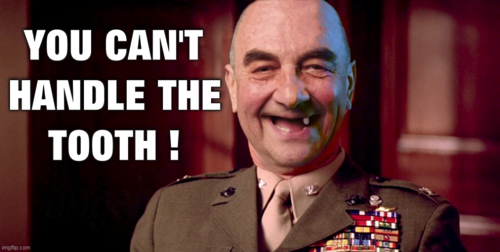 image tagged in movies,teeth,a few good men,jack nickolson,truth,colonel nathan r jessep | made w/ Imgflip meme maker