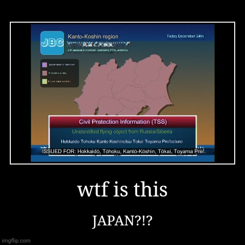 wtf is this | JAPAN?!? | image tagged in funny,demotivationals | made w/ Imgflip demotivational maker