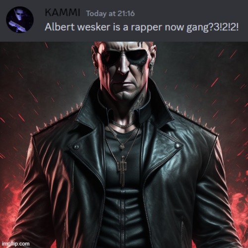 Wesker as a rapper | image tagged in memes,eminem,resident evil | made w/ Imgflip meme maker