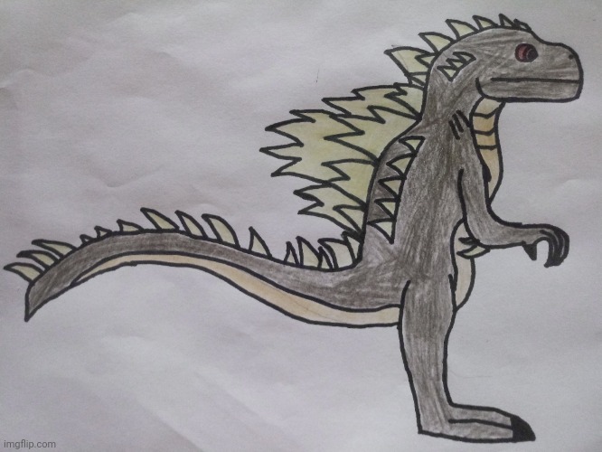 Drawn my own Godzilla | made w/ Imgflip meme maker