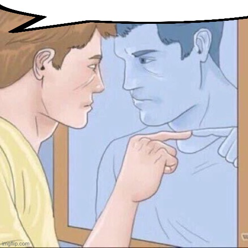 Pointing mirror guy | image tagged in pointing mirror guy | made w/ Imgflip meme maker