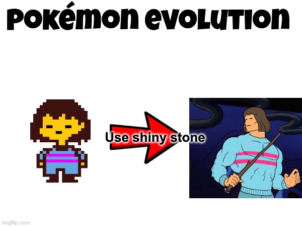 The new gen 10 pokemon look sick | Pokémon evolution; Use shiny stone | image tagged in undertale,pokemon,well not really | made w/ Imgflip meme maker
