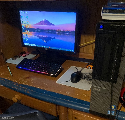 What yall rate my current gaming setup | made w/ Imgflip meme maker