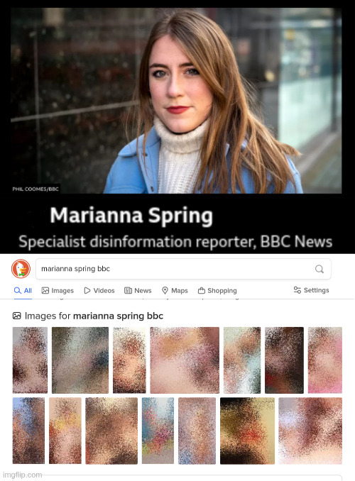 Marianna Spring BBC | image tagged in specialist disinformation reporter | made w/ Imgflip meme maker