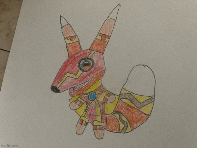 Super Pretztail drawing, that's all! | made w/ Imgflip meme maker
