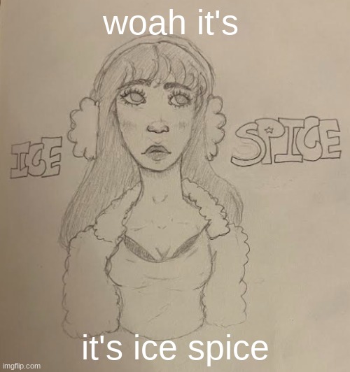 so silly | woah it's; it's ice spice | made w/ Imgflip meme maker