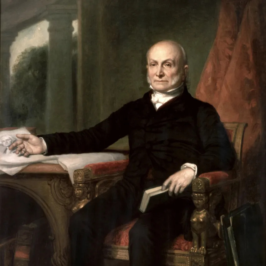 High Quality John Quincy Adams Blank Meme Template