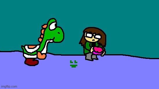 Yosh | image tagged in drawing,yoshi | made w/ Imgflip meme maker