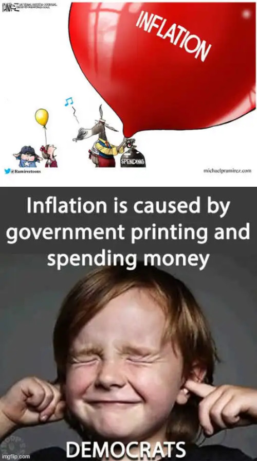 Thank a democrat for the inflation | image tagged in inflation,thank a democrat | made w/ Imgflip meme maker