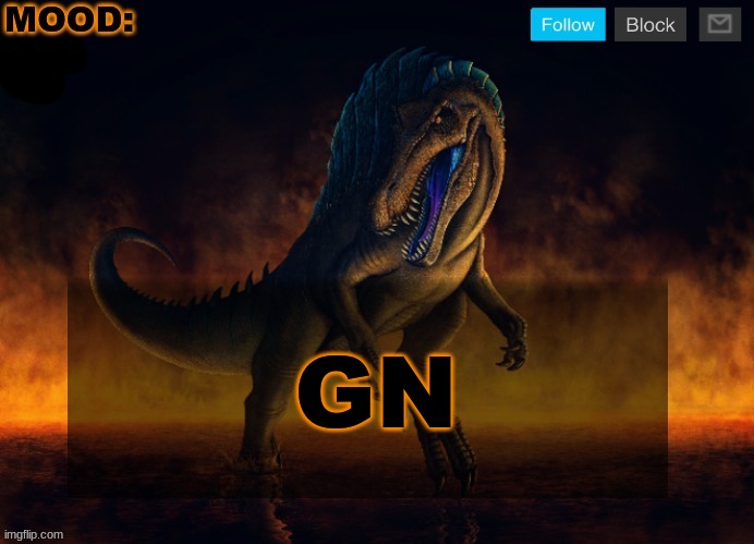 JPSpinoSaurus Template 2024 | GN | image tagged in jpspinosaurus template 2024 | made w/ Imgflip meme maker