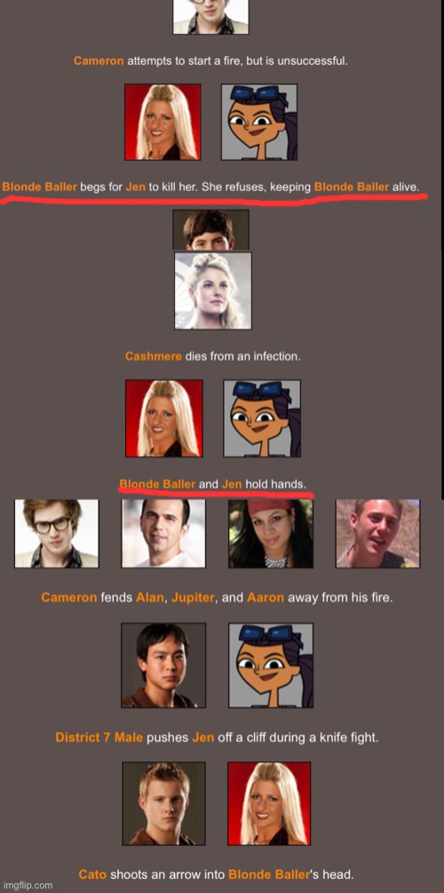 A love story in shambles | image tagged in hunger games | made w/ Imgflip meme maker