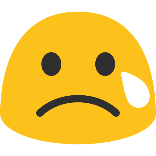 High Quality Crying Face Blank Meme Template