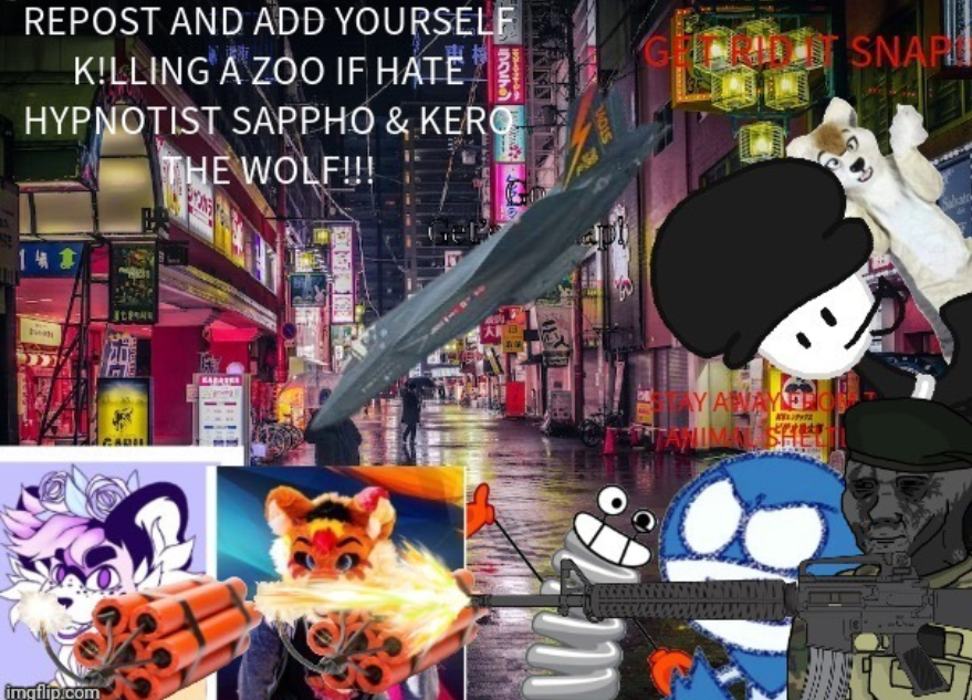 Anti furry Blank Meme Template