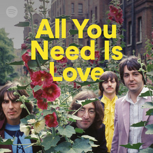 High Quality Beatles all you need is love Blank Meme Template