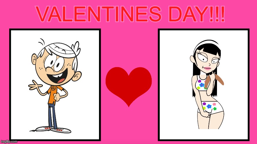 Nat Loves Lincoln | image tagged in the loud house,lincoln loud,deviantart,valentine's day,bikini,sexy girl | made w/ Imgflip meme maker