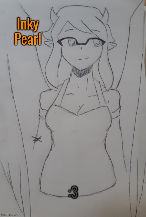 Inky Pearl (request from .Shiver. ) | Inky Pearl; :3 | image tagged in inky pearl | made w/ Imgflip meme maker