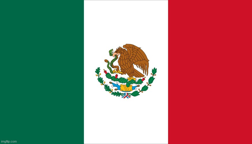 Mexico Flag | image tagged in mexico flag | made w/ Imgflip meme maker