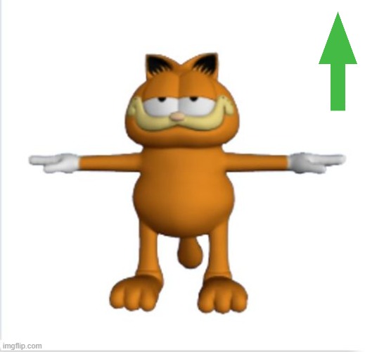 garfield t-pose | image tagged in garfield t-pose | made w/ Imgflip meme maker
