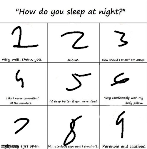 what am i | image tagged in how do you sleep at night | made w/ Imgflip meme maker