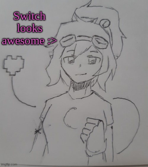 Switch | Switch looks awesome :> | image tagged in switch | made w/ Imgflip meme maker