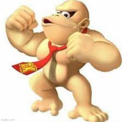 Hairless Donkey Kong | image tagged in hairless donkey kong,donkey kong | made w/ Imgflip meme maker
