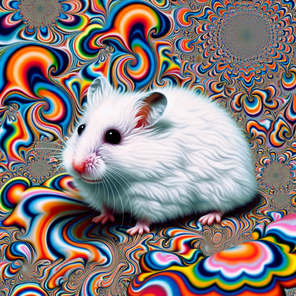 wet white hamster Blank Meme Template