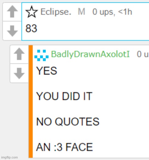 no link for you (at this point he delted it so imma put link) | made w/ Imgflip meme maker