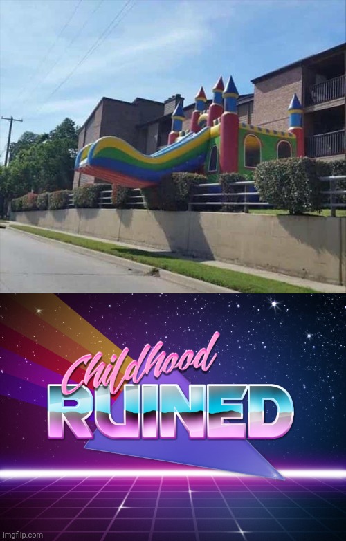 Slide | image tagged in childhood ruined,slide,slides,you had one job,memes,playground | made w/ Imgflip meme maker