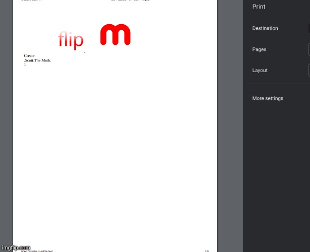 filp m | made w/ Imgflip meme maker