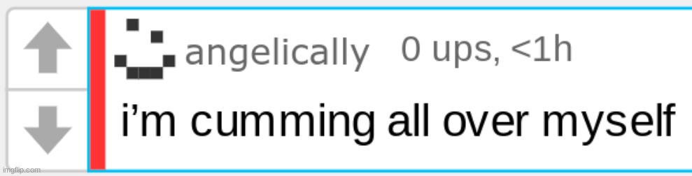 cinna cumming all over herself | image tagged in cinna cumming all over herself | made w/ Imgflip meme maker