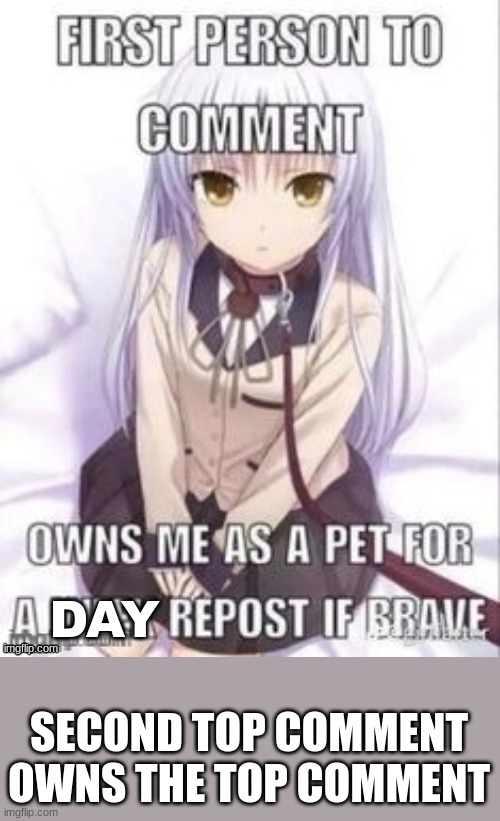 SECOND TOP COMMENT OWNS THE TOP COMMENT | made w/ Imgflip meme maker