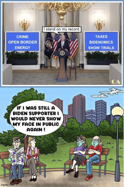 They should hide their faces... shame on them... | image tagged in bidenomics sucks,biden policies suck | made w/ Imgflip meme maker
