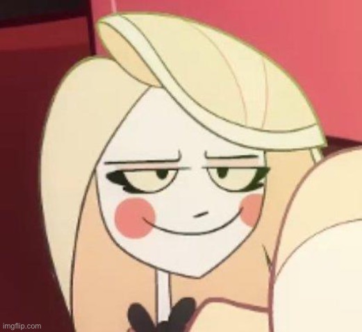 Hazbin Hotel, Smug Charlie | image tagged in hazbin hotel smug charlie | made w/ Imgflip meme maker