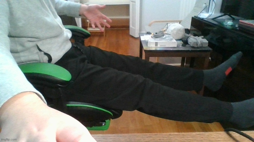 a NON-SEXUAL leg reveal. | made w/ Imgflip meme maker