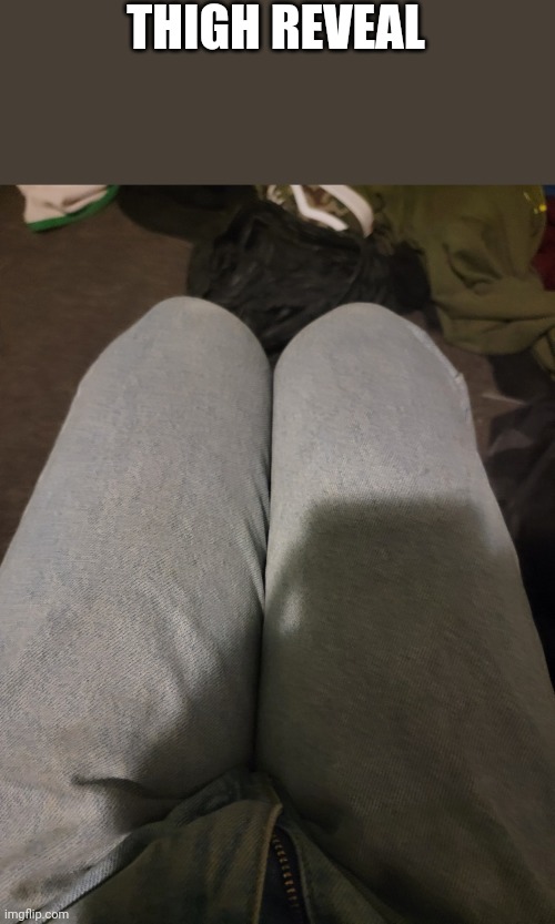 THIGH REVEAL | made w/ Imgflip meme maker