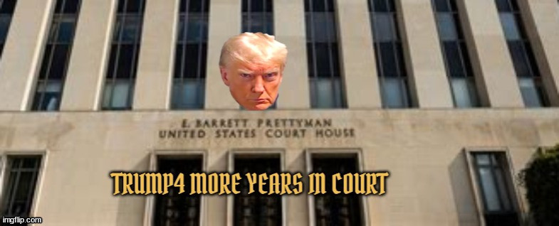 Trump 4 more years......in court | image tagged in trump in court,who are the suckers and losers,maga,guilty,91 criminal counts,50 million dollars wasted | made w/ Imgflip meme maker