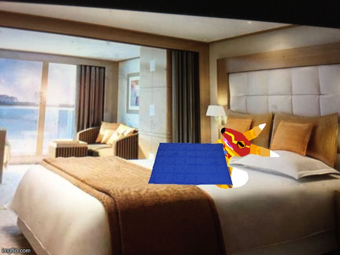 goodnight chat | image tagged in cruise ship bedroom | made w/ Imgflip meme maker