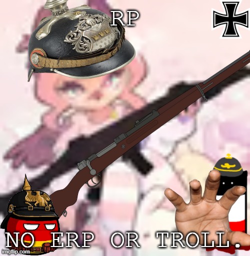 Free RP. | RP; NO ERP OR TROLL. | image tagged in hazel with a rifle,typh,hazel,german empire,wwi | made w/ Imgflip meme maker