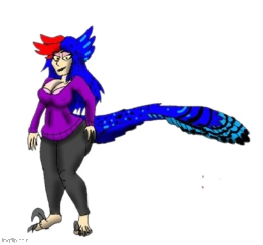 jenny the dakotaraptor mom (my oc) transparent | image tagged in dinosaur,hybrid,hentai,hourglass | made w/ Imgflip meme maker