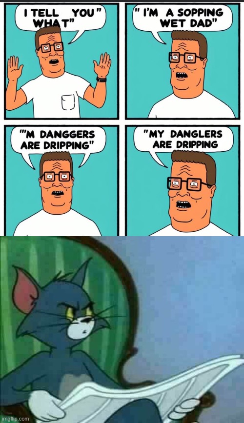 AI comic | image tagged in tom cat wtf,ai generated,comics/cartoons,king of the hill,wtf | made w/ Imgflip meme maker
