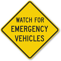 High Quality Watch for emergency vehicles Blank Meme Template