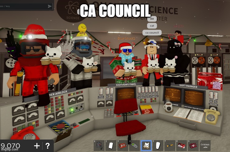 the ca council has decided | CA COUNCIL | image tagged in ca,roblox,cats | made w/ Imgflip meme maker