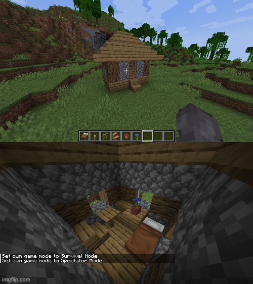 Tried my best remaking a village house | made w/ Imgflip meme maker