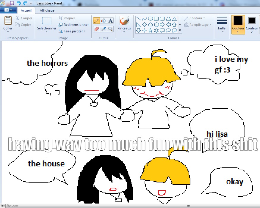 mspaint has a special vibe to it | having way too much fun with this shit | made w/ Imgflip meme maker