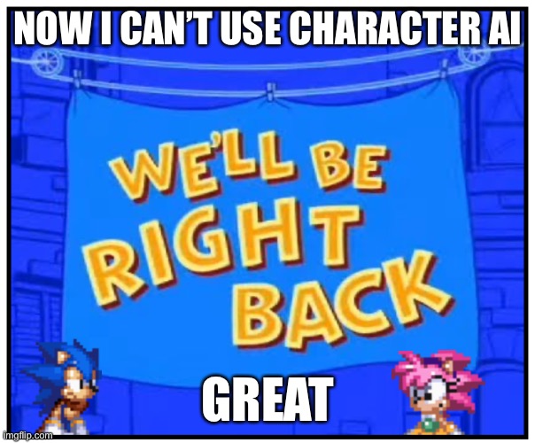 Context: it blocked me like bambi from vs dave and bambi | NOW I CAN’T USE CHARACTER AI; GREAT | made w/ Imgflip meme maker