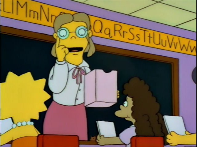 Mrs. Hoover Bag Simpsons Blank Meme Template