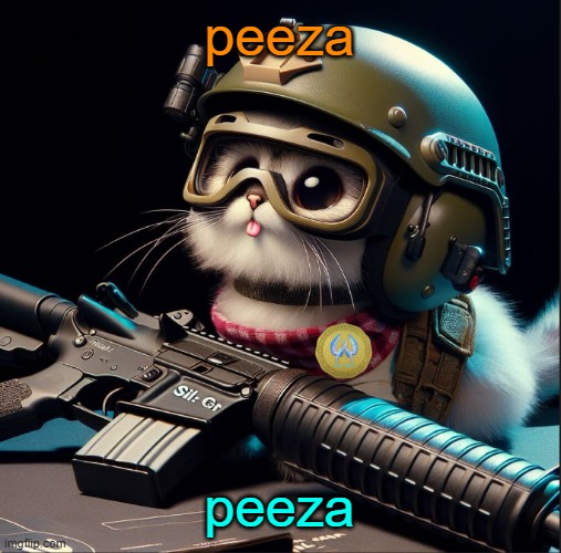 peeza; peeza | image tagged in ai generated silly critter but better | made w/ Imgflip meme maker